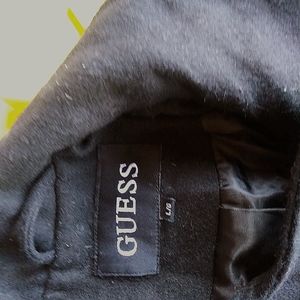 Guess. Cropped. Short sleeved pea coat